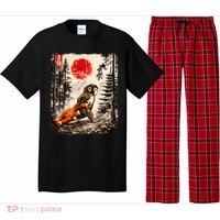 Kawaii Baby Monkey Punch Japanese Ukiyo-e Pajama Set thumb 0