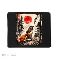Kawaii Baby Monkey Punch Japanese Ukiyo-e Mousepad thumb 0