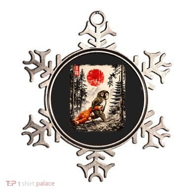 Kawaii Baby Monkey Punch Japanese Ukiyo-e Ornament