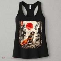 Kawaii Baby Monkey Punch Japanese Ukiyo-e Women's Tank Top thumb 3