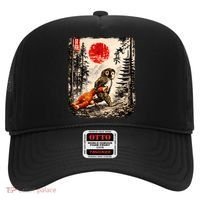 Kawaii Baby Monkey Punch Japanese Ukiyo-e Hat thumb 0