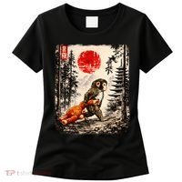 Kawaii Baby Monkey Punch Japanese Ukiyo-e Women's T-Shirt thumb 0