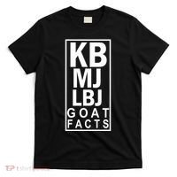 Kb Mj Lbj Basketball Goat Facts T-Shirt thumb 0