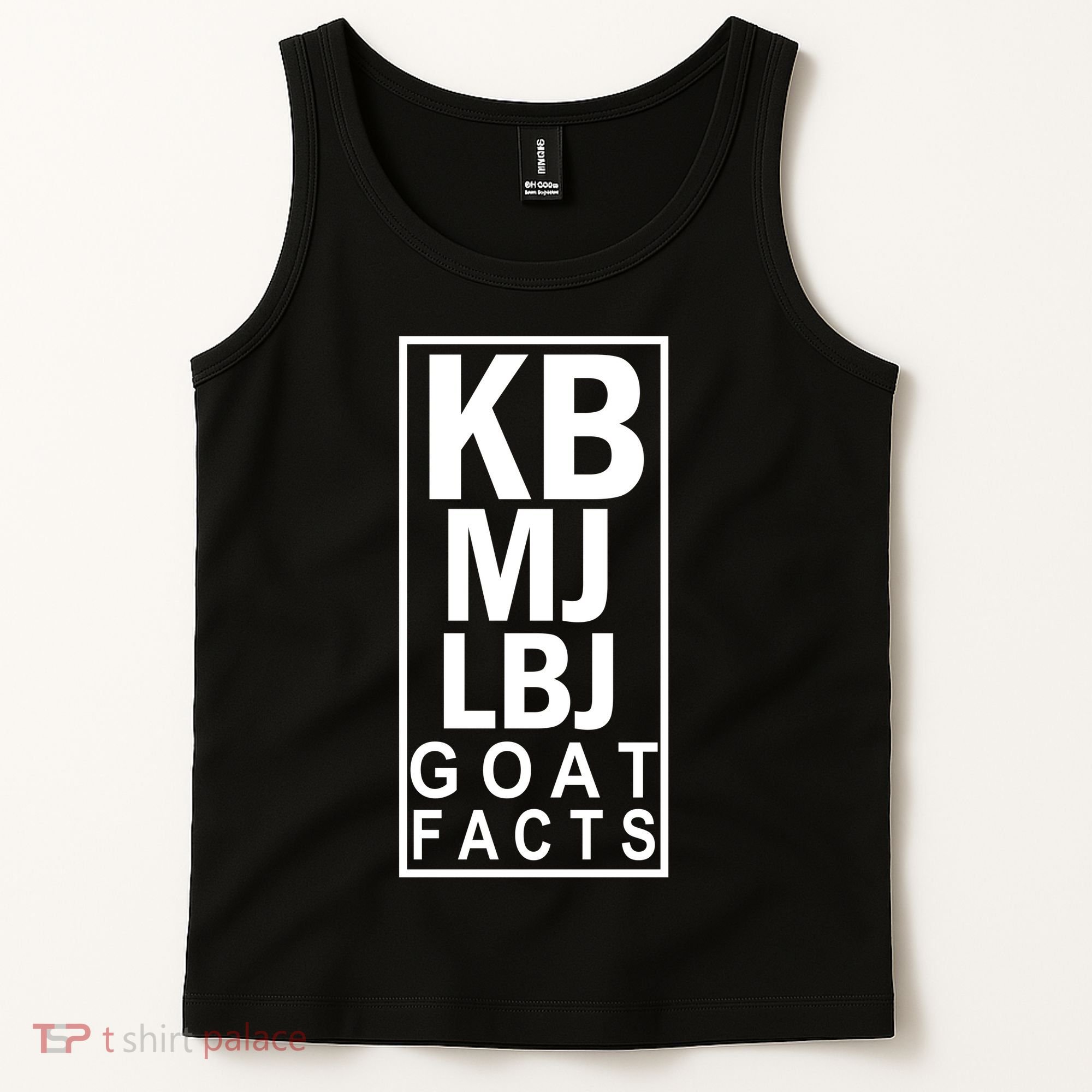 Kb Mj Lbj Basketball Goat Facts Tank Top