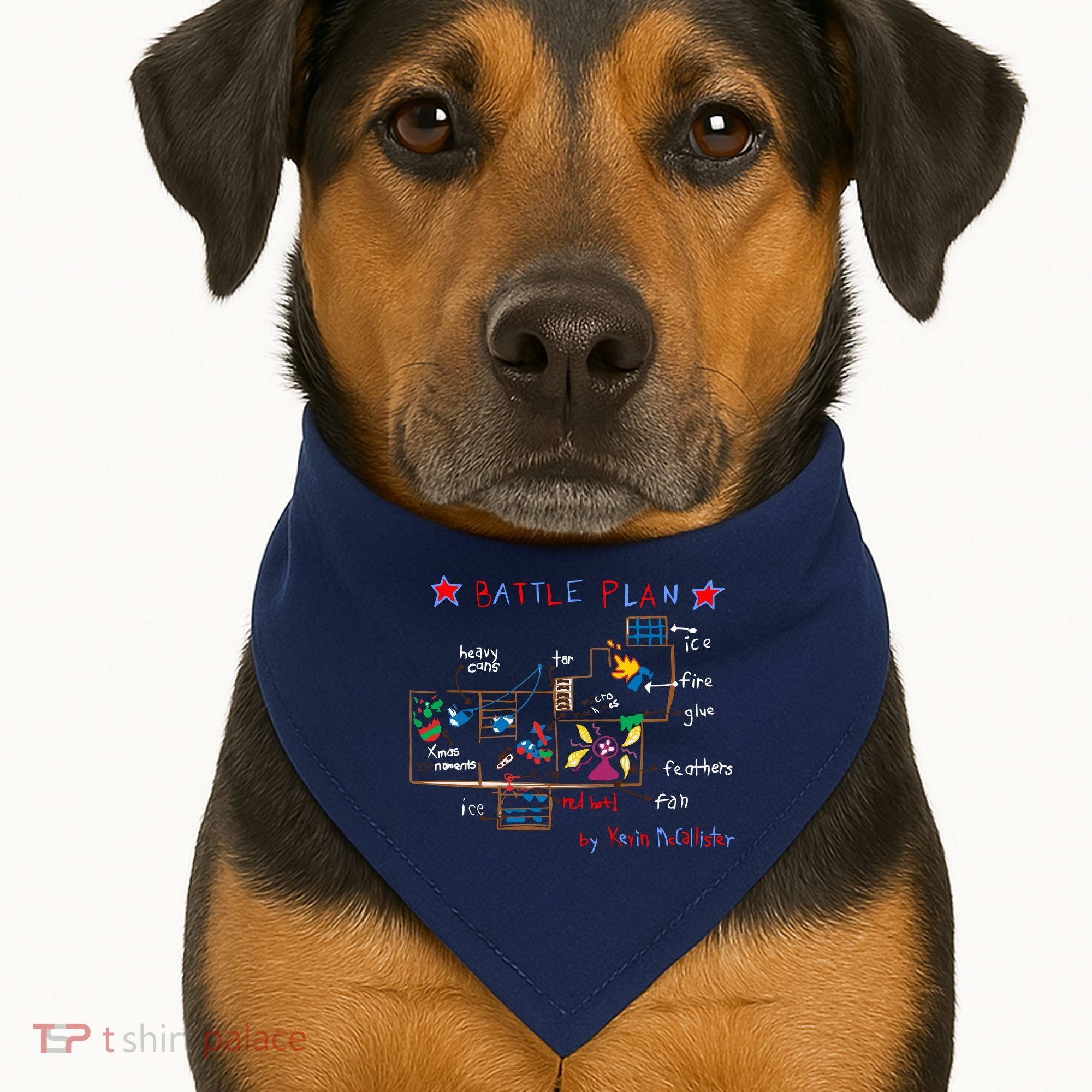 Kevin's Battle Plan When Home Alone USA-Made Doggie Bandana