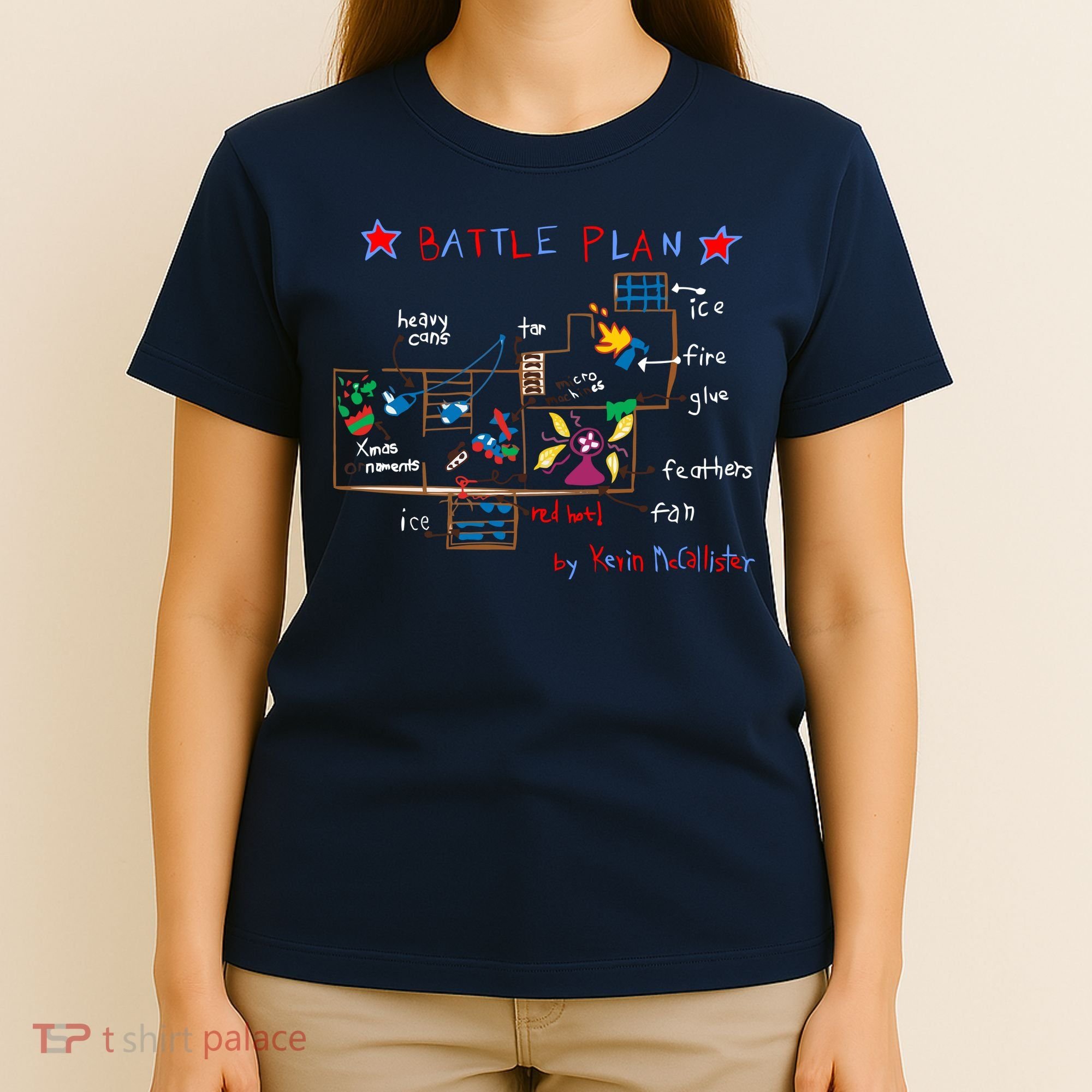 Kevin's Battle Plan When Home Alone T-Shirt