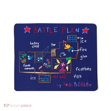 Kevin's Battle Plan When Home Alone Mousepad