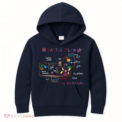 Kevin's Battle Plan When Home Alone Kids Hoodie