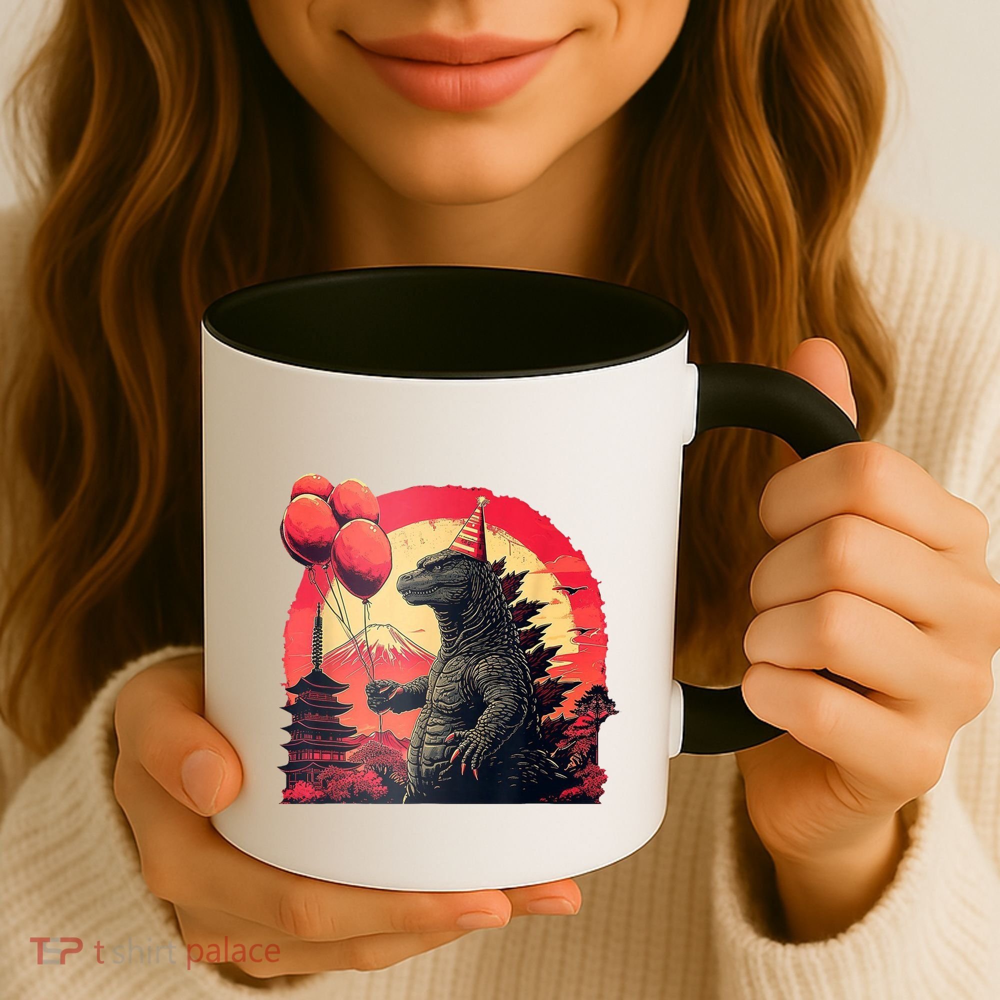 Kaiju Birthday Party Japan Monster Dinosaur Coffee Mug