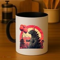 Kaiju Birthday Party Japan Monster Dinosaur Coffee Mug thumb 4