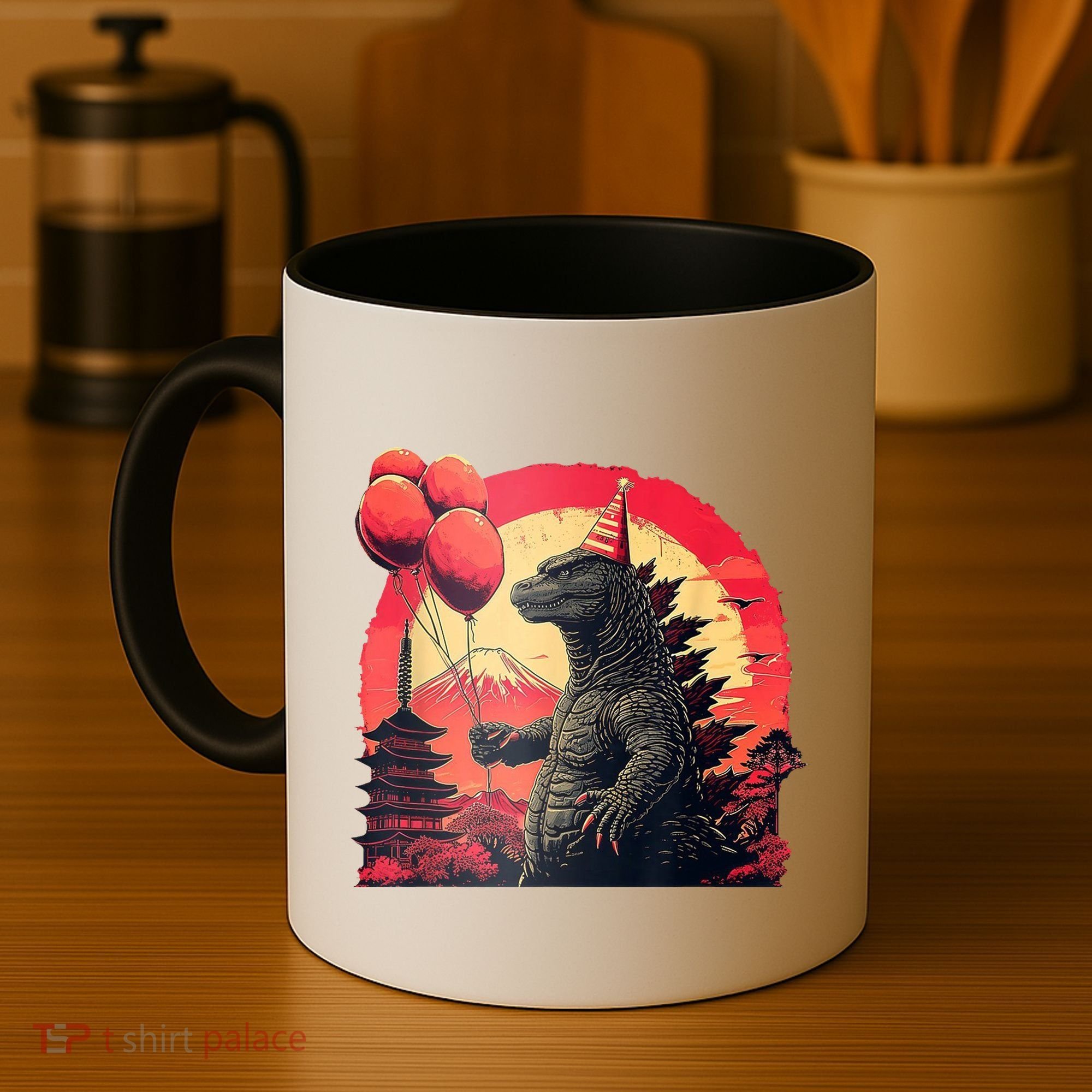 Kaiju Birthday Party Japan Monster Dinosaur Coffee Mug