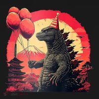Kaiju Birthday Party Japan Monster Dinosaur Women's Hoodie thumb 2