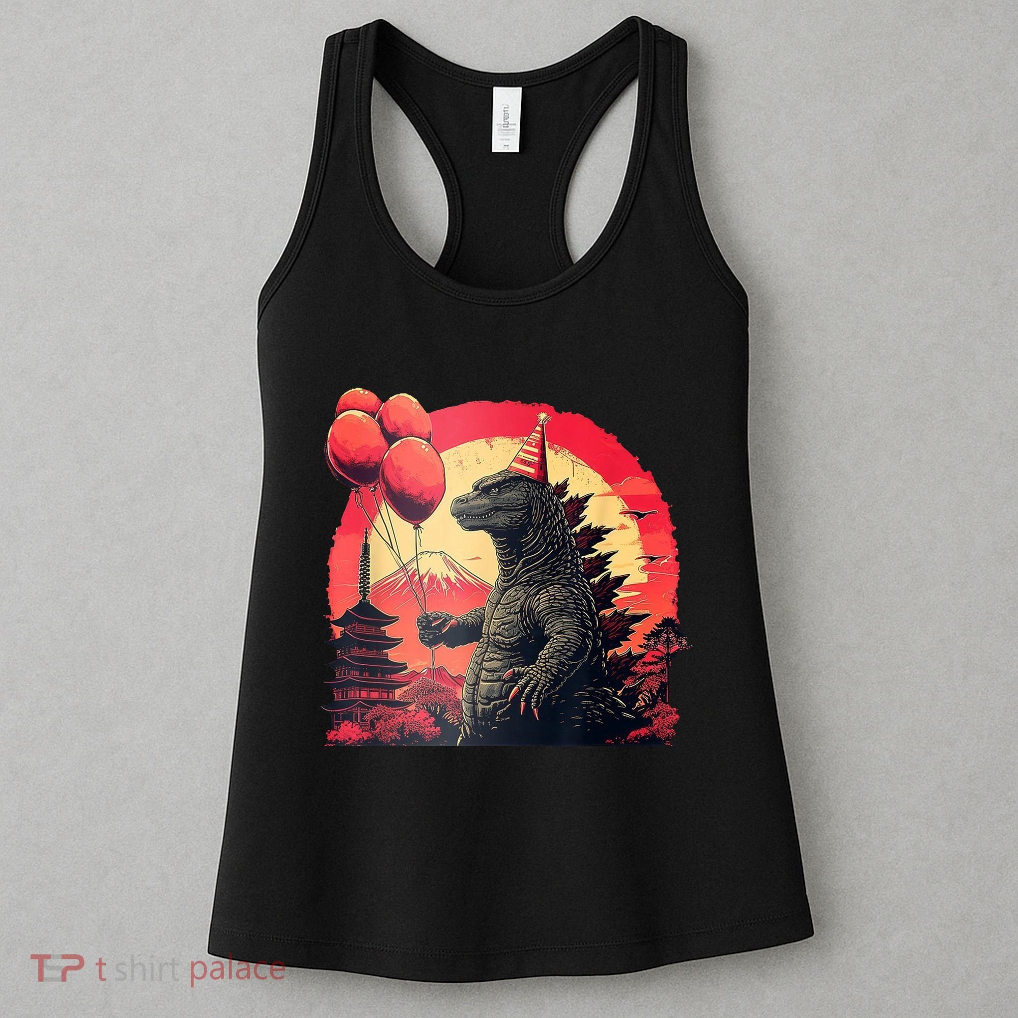 Kaiju Birthday Party Japan Monster Dinosaur Women's Tank Top