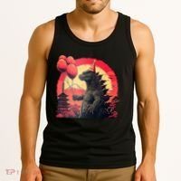 Kaiju Birthday Party Japan Monster Dinosaur Tank Top thumb 3