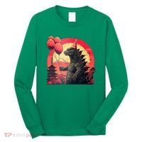 Kaiju Birthday Party Japan Monster Dinosaur Long Sleeve Shirt thumb 0