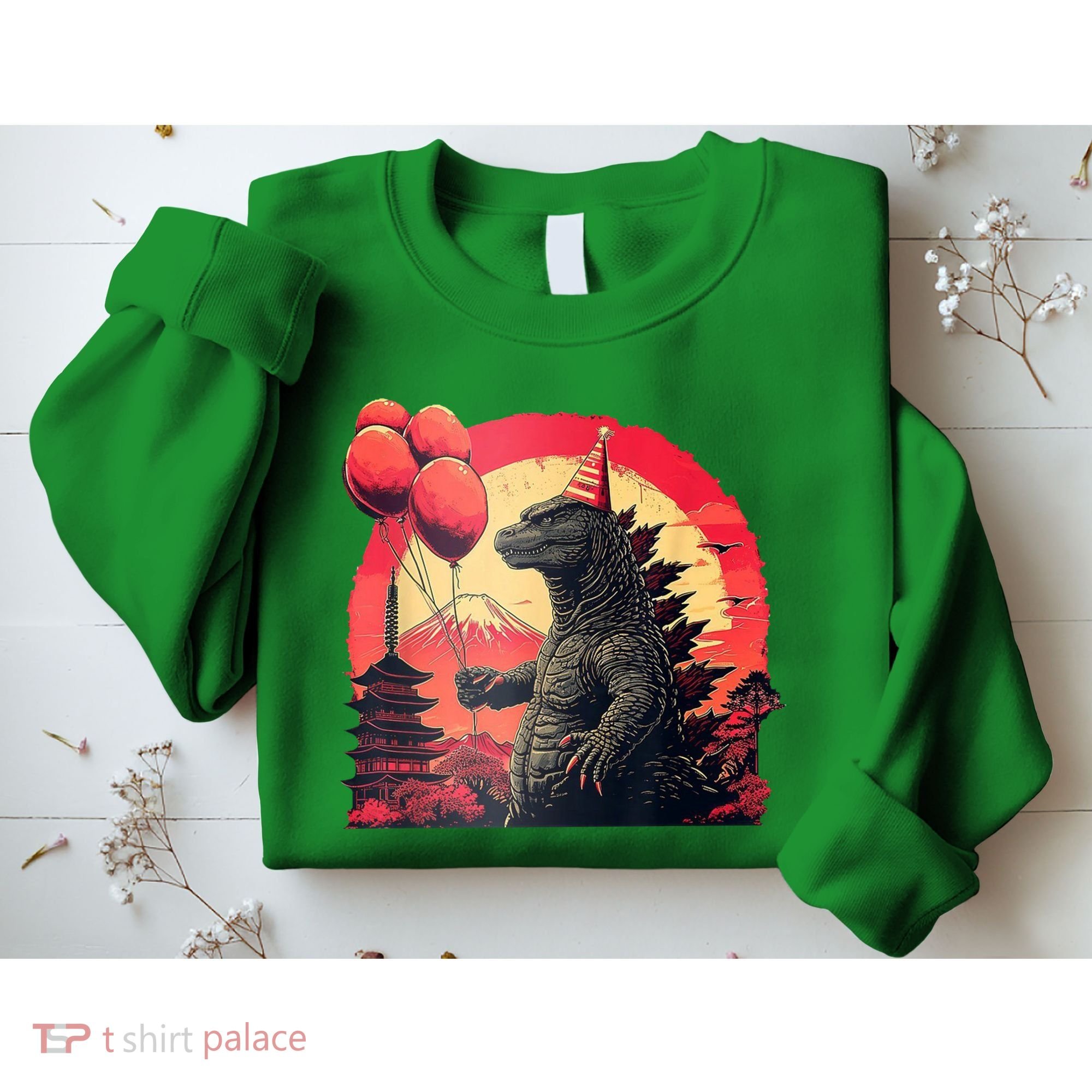 Kaiju Birthday Party Japan Monster Dinosaur Sweatshirt