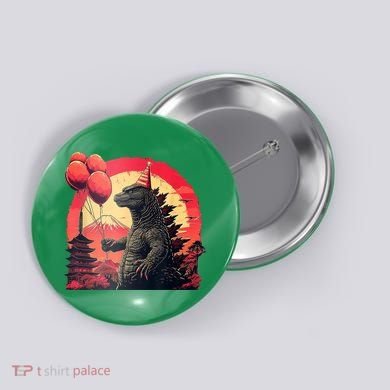 Kaiju Birthday Party Japan Monster Dinosaur Button