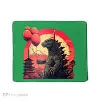 Kaiju Birthday Party Japan Monster Dinosaur Mousepad thumb 0