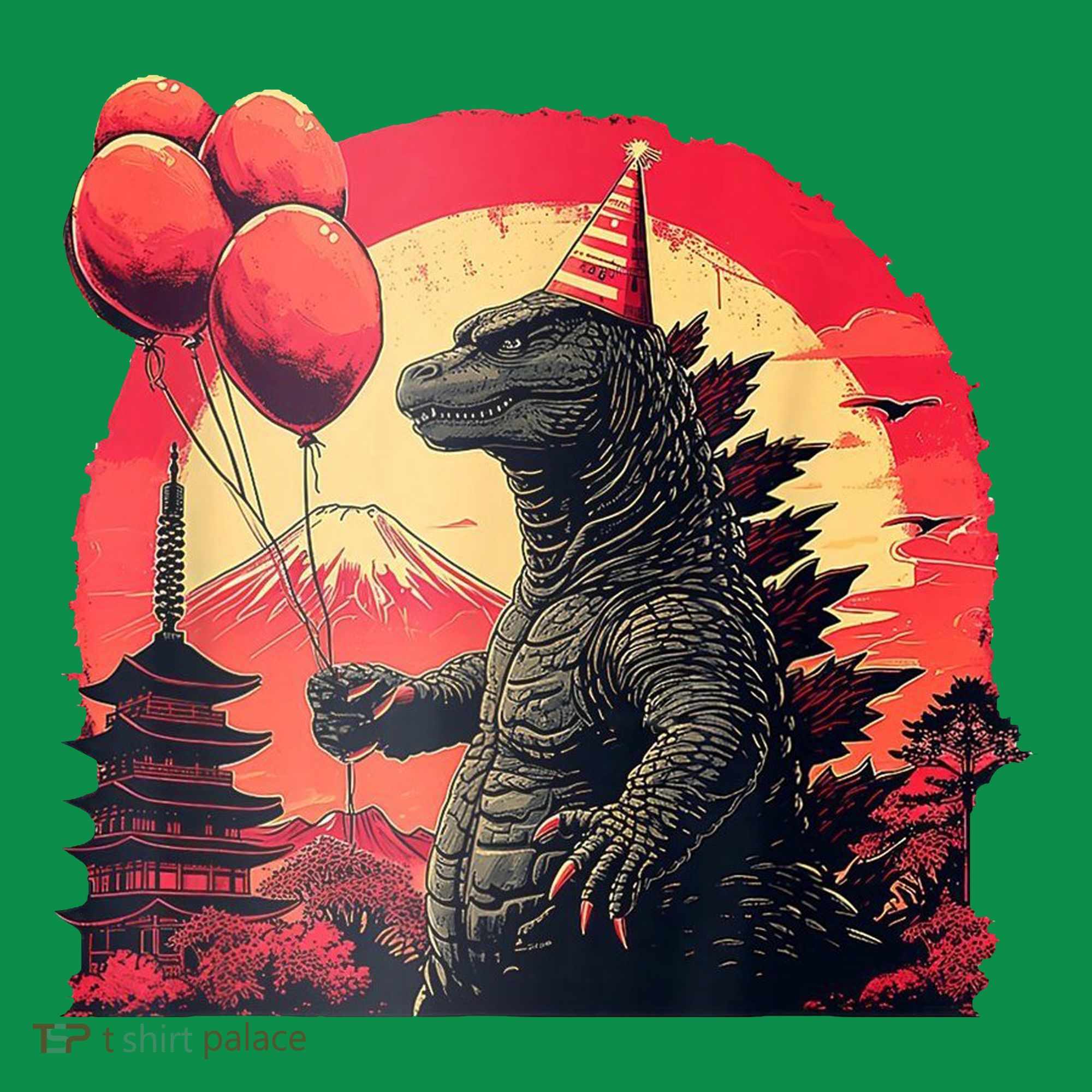 Kaiju Birthday Party Japan Monster Dinosaur Baby Bodysuit