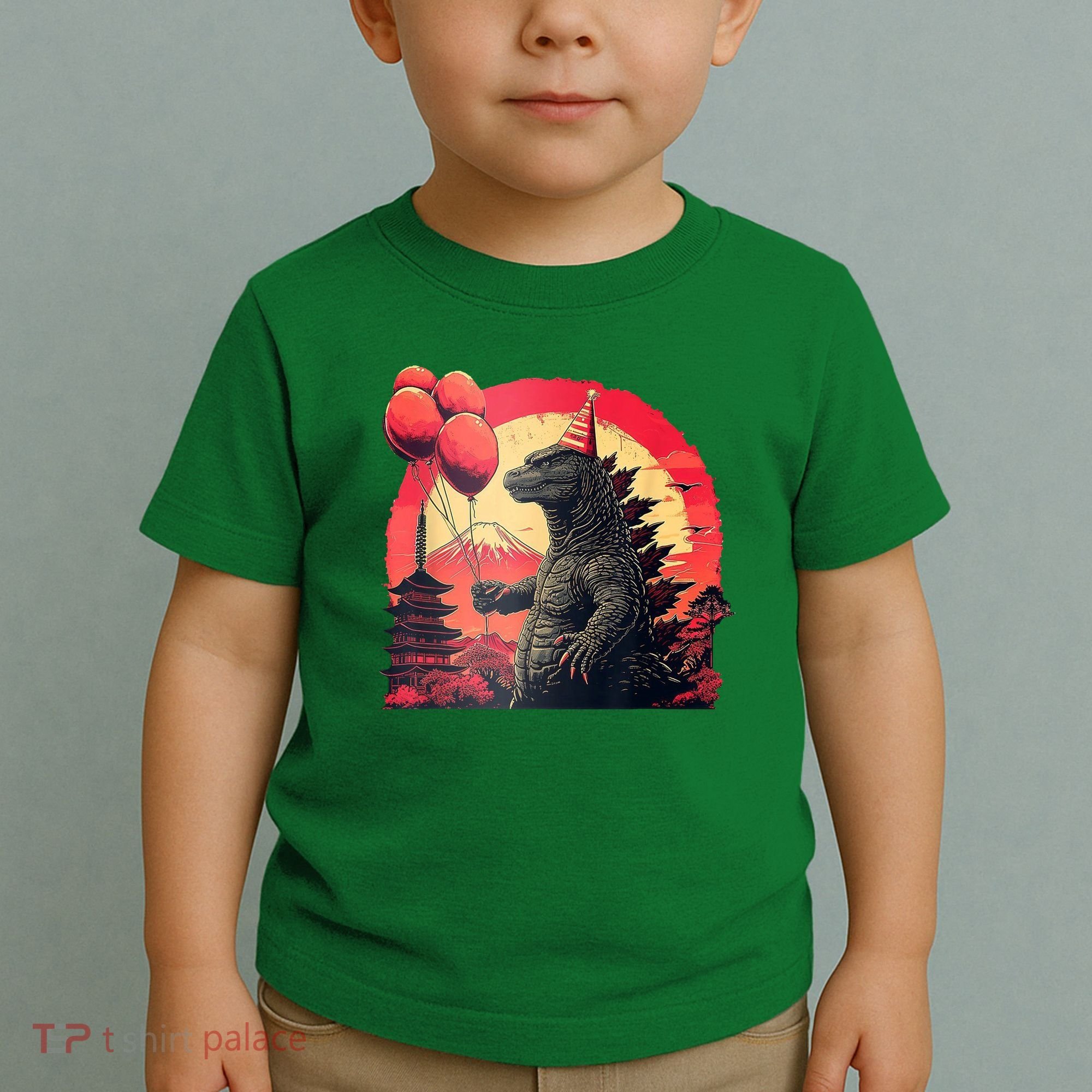 Kaiju Birthday Party Japan Monster Dinosaur Toddler T-Shirt