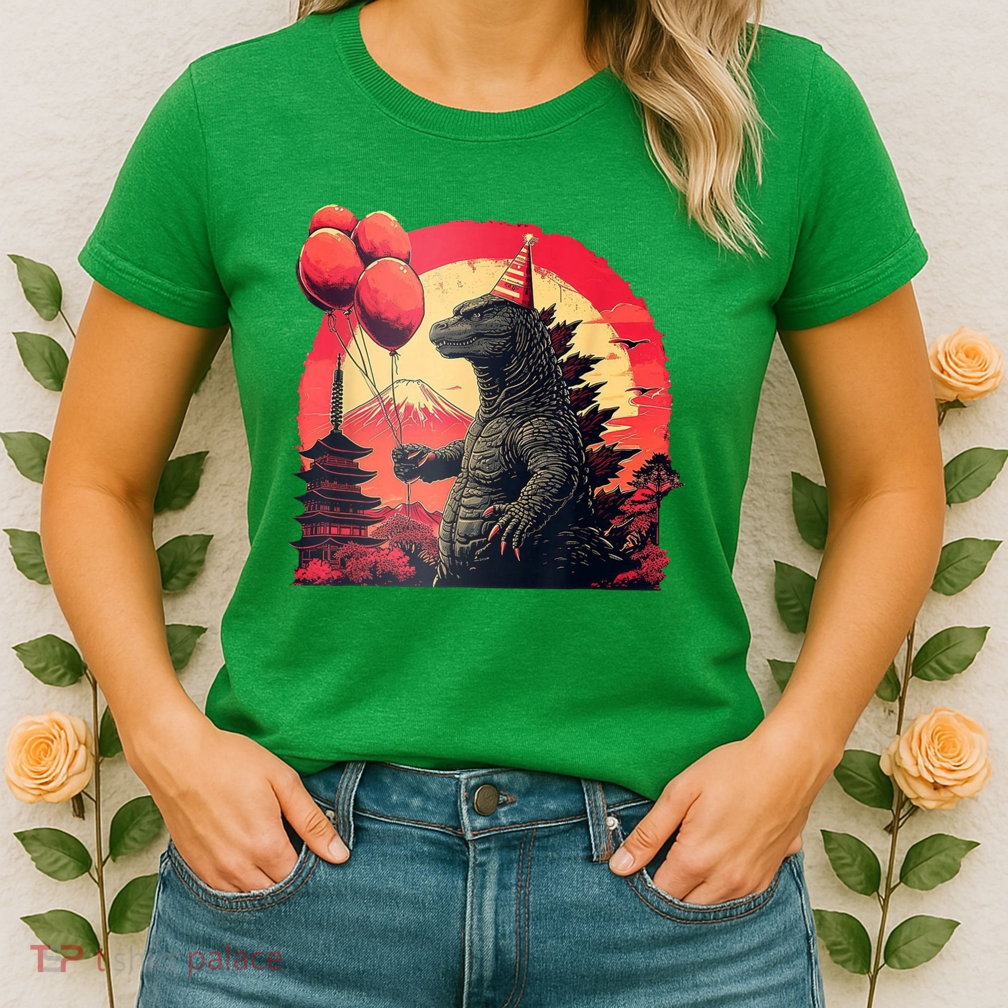 Kaiju Birthday Party Japan Monster Dinosaur Women's T-Shirt