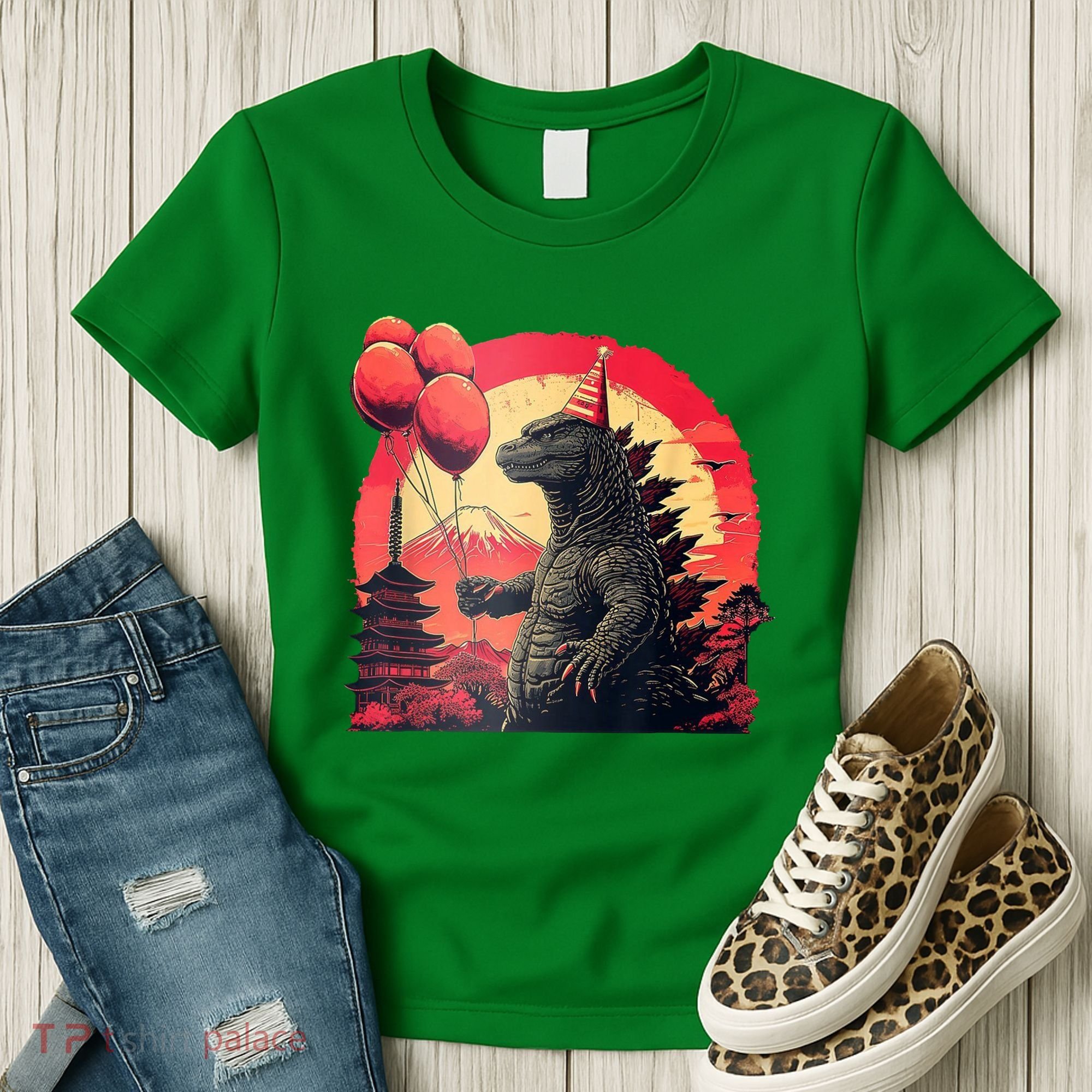 Kaiju Birthday Party Japan Monster Dinosaur Women's T-Shirt