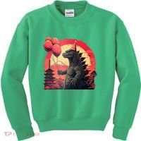 Kaiju Birthday Party Japan Monster Dinosaur Kids Sweatshirt thumb 0