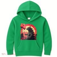 Kaiju Birthday Party Japan Monster Dinosaur Kids Hoodie thumb 0