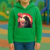 Kaiju Birthday Party Japan Monster Dinosaur Kids Hoodie thumb 3