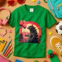 Kaiju Birthday Party Japan Monster Dinosaur Kids T-Shirt thumb 3