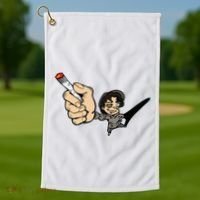 K.I.L.L B.I.L.L Rav Left Handed Cigarette Golf Towel thumb 1