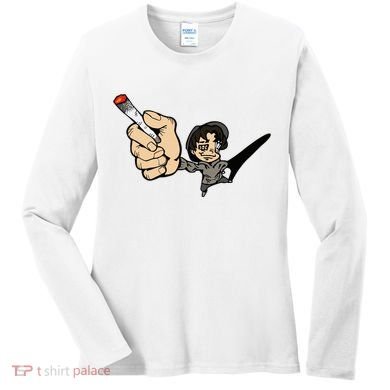K.I.L.L B.I.L.L Rav Left Handed Cigarette Women's Long Sleeve Shirt