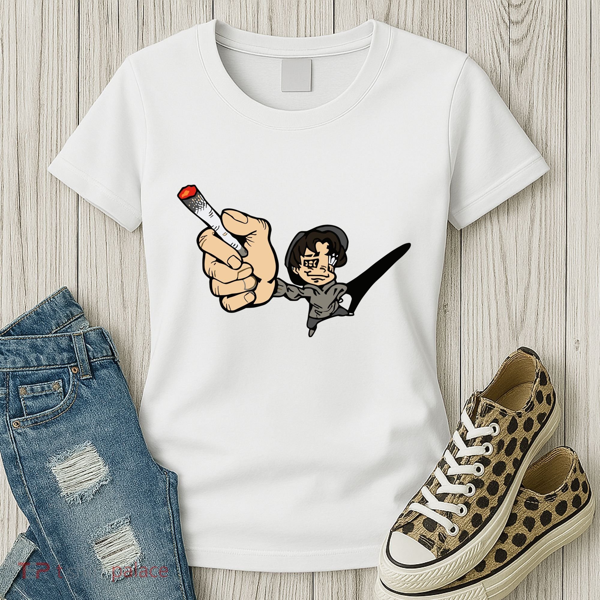 K.I.L.L B.I.L.L Rav Left Handed Cigarette Women's T-Shirt