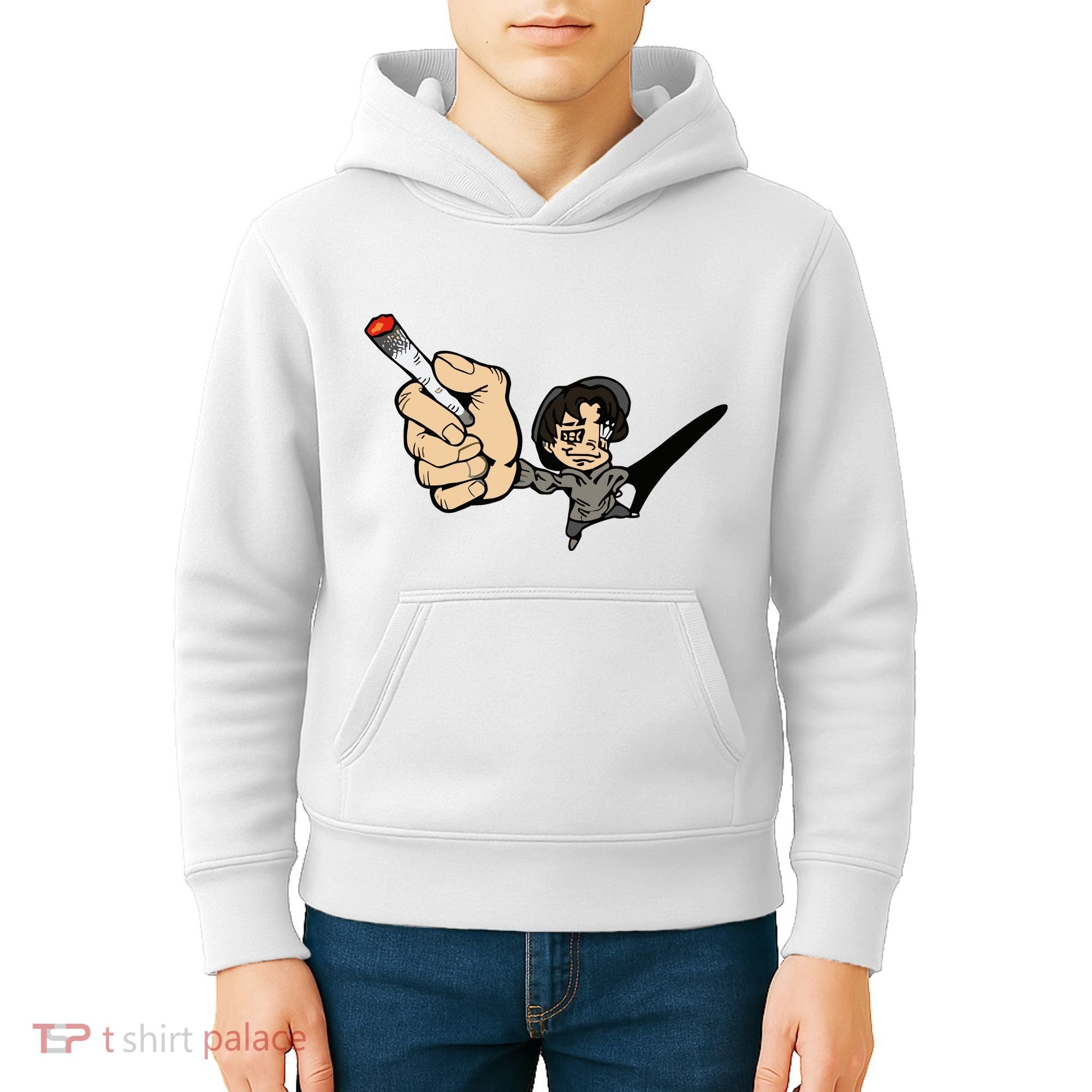 K.I.L.L B.I.L.L Rav Left Handed Cigarette Kids Hoodie