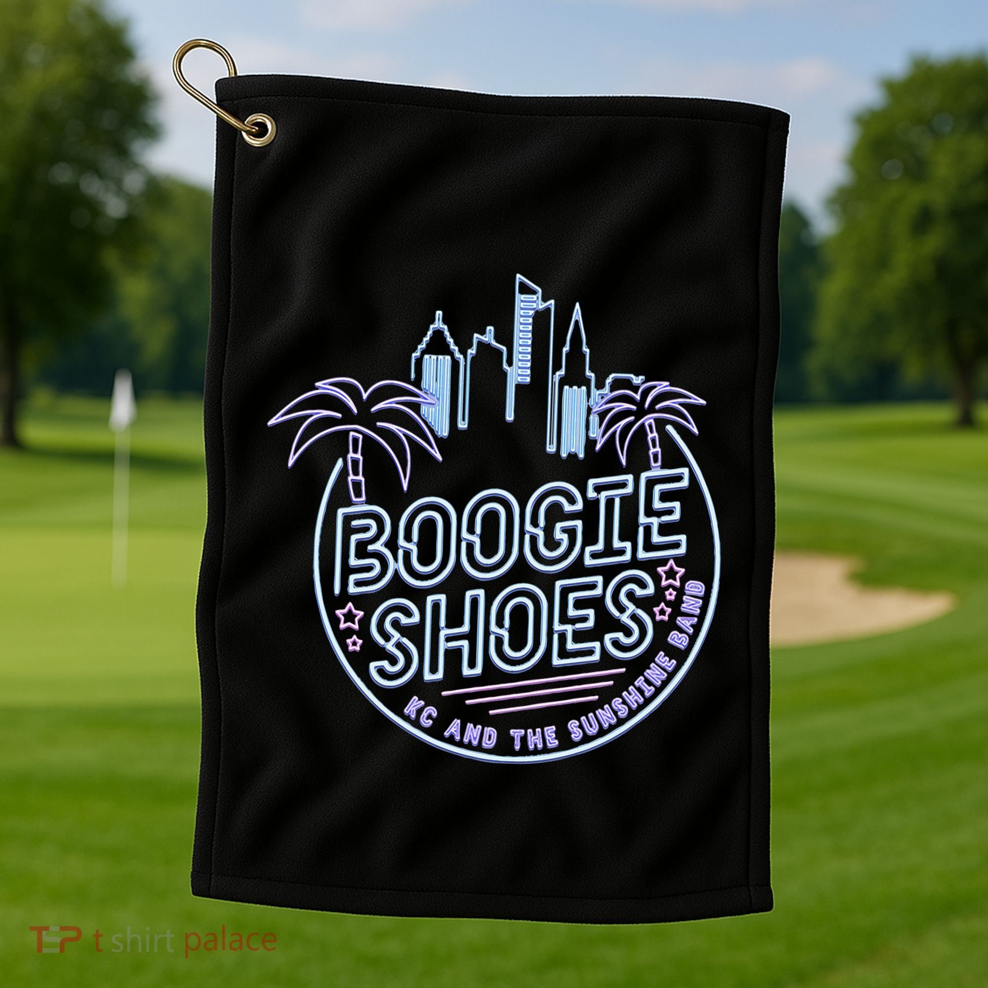 KcS Boogie Shoes Golf Towel