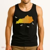 Kentucky Beekeeper State Of Kentucky Honey Beekeeper Tank Top thumb 3