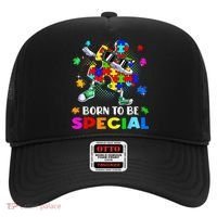 kid Born Special Dabbing Puzzle boy Autism Awareness Hat thumb 0