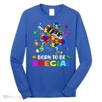 kid Born Special Dabbing Puzzle boy Autism Awareness Long Sleeve Shirt thumb 0