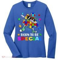 kid Born Special Dabbing Puzzle boy Autism Awareness Women's Long Sleeve Shirt thumb 0