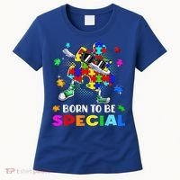 kid Born Special Dabbing Puzzle boy Autism Awareness Women's T-Shirt thumb 0