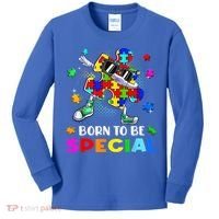 kid Born Special Dabbing Puzzle boy Autism Awareness Kids Long Sleeve Shirt thumb 0