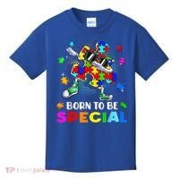 kid Born Special Dabbing Puzzle boy Autism Awareness Kids T-Shirt thumb 0