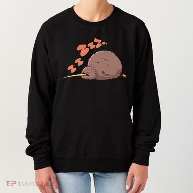 Kiwi Bird Sleeping Tired Pajama Graphic Women's Sweatshirt