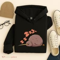 Kiwi Bird Sleeping Tired Pajama Graphic Hoodie thumb 4