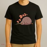 Kiwi Bird Sleeping Tired Pajama Graphic T-Shirt thumb 3