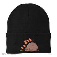 Kiwi Bird Sleeping Tired Pajama Graphic Beanie thumb 0