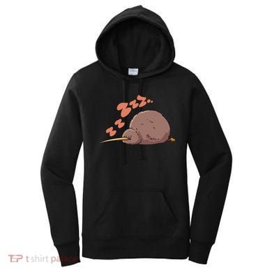 Kiwi Bird Sleeping Tired Pajama Graphic Women's Hoodie