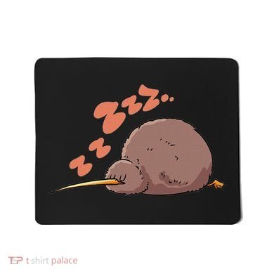 Kiwi Bird Sleeping Tired Pajama Graphic Mousepad