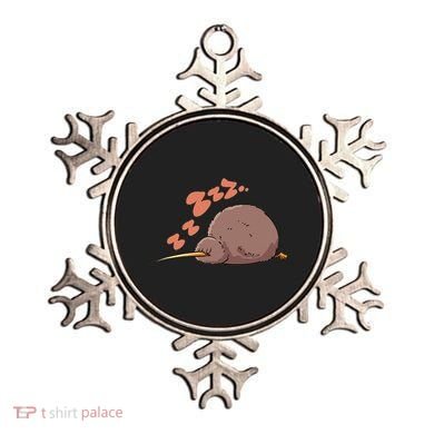 Kiwi Bird Sleeping Tired Pajama Graphic Ornament