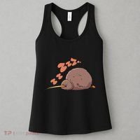 Kiwi Bird Sleeping Tired Pajama Graphic Women's Tank Top thumb 3